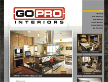 Tablet Screenshot of goprointeriors.com